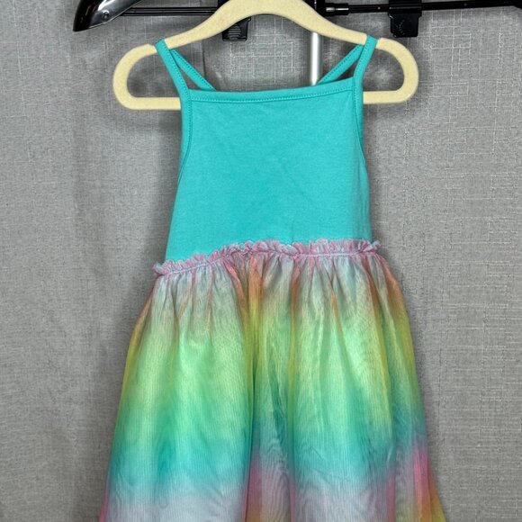 Cat & Jack - Girls Rainbow Dress - Size 5T - Picture 1 of 6
